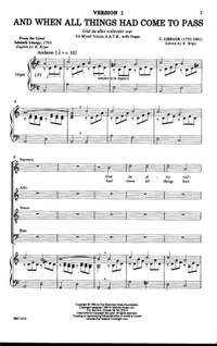 C. Gregor: And When All Things Had Come To Pass