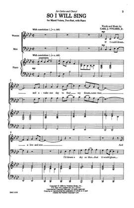 Carl Nygard: So I Will Sing