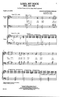 Johann Gottfried Gebhard: Lord My Rock