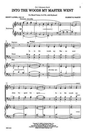 Gilbert M. Martin: Into the Woods My Master Went