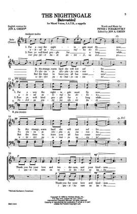 Pyotr Ilyich Tchaikovsky: The Nightingale