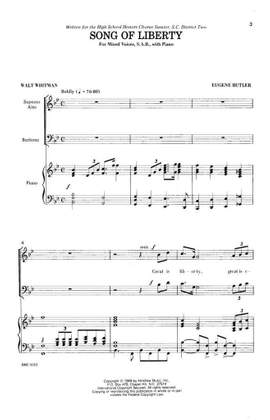 Eugene Butler: Song of Liberty