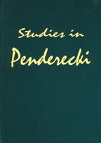 Studies in Penderecki - Volume 2