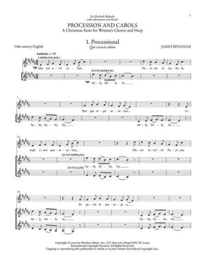 James Bingham: Procession and Carols