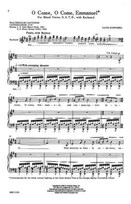 David Schwoebel: O Come, O Come, Emmanuel