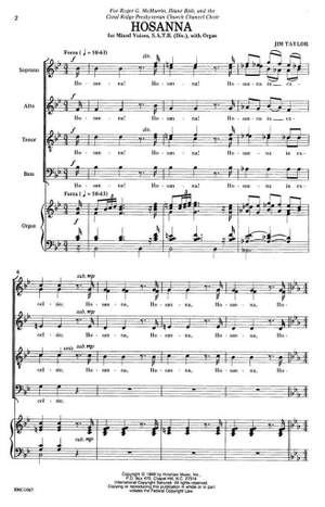 Jim Taylor: Hosanna