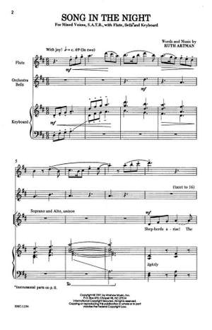 Ruth Artman: Song in the Night