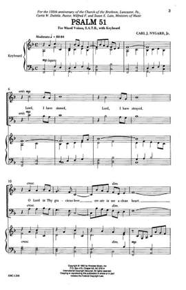 Carl Nygard: Psalm 51
