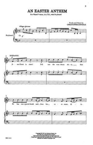 Christopher Boodle: An Easter Anthem
