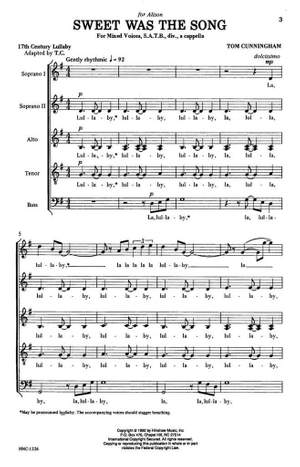Tom Cunningham: Sweet was the song