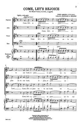 John Amner: Come, Let's Rejoice
