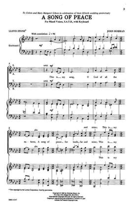 John Horman: A Song Of Peace