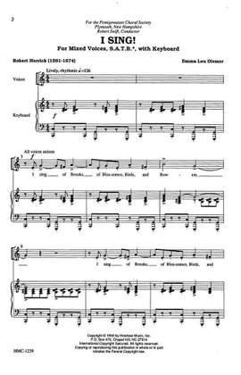 Emma Lou Diemer: I Sing