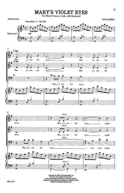 Ed Harris: Two Mnemonic Pieces