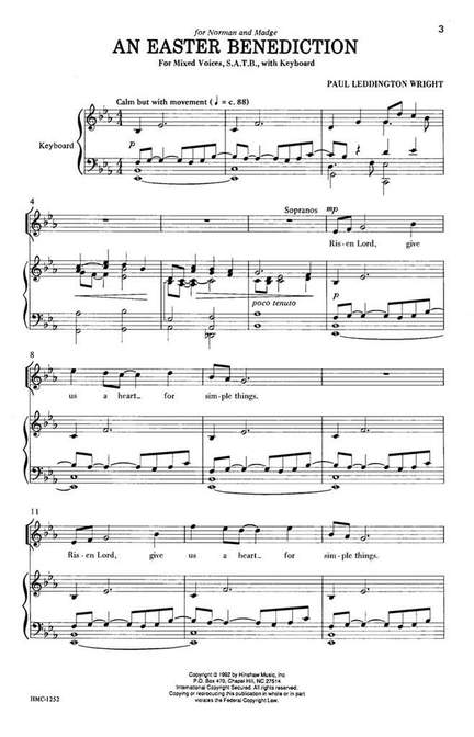 Paul Leddington Wright: An Easter Benediction