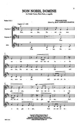 William Byrd: Non Nobis Domine