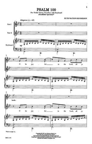 Ruth Watson Henderson: Psalm 100