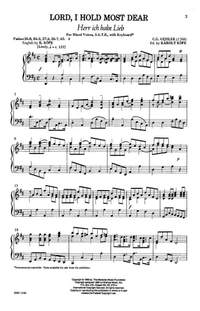 Johann Christian Geisler: Lord, I Hold Most Dear