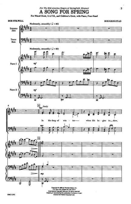 Bob Krogstad: A Song For Spring