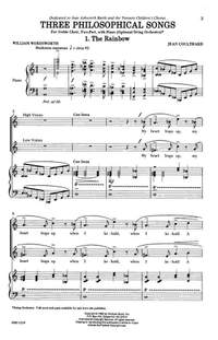 Jean Coulthard: Three Philosophical Songs
