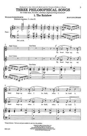 Jean Coulthard: Three Philosophical Songs