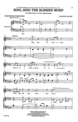 Malcolm Archer: Sing, Sing the Blessed Morn
