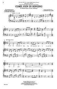 J. Jerome Williams: Come Join In Singing