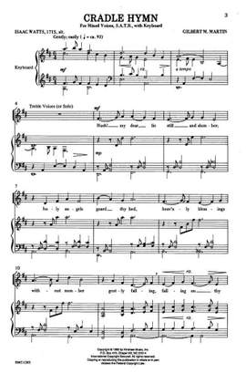 Gilbert M. Martin: Cradle Hymn