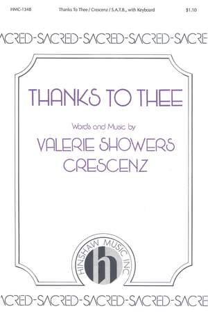 Valerie J. Crescenz: Thanks to Thee