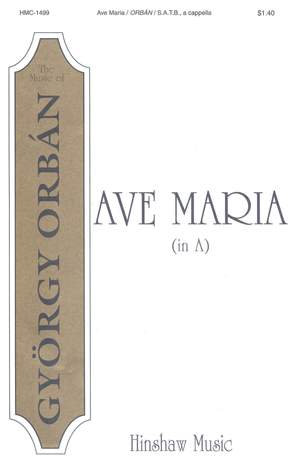 György Orbán: Ave Maria (In A)