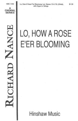 Michael Praetorius: Lo, How A Rose E'er Blooming