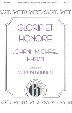 Johann Michael Haydn: Gloria Et Honore