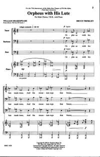 Bruce Trinkley: Orpheus with His Lute