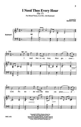 Annie S. Hawkes: I Need Thee Every Hour