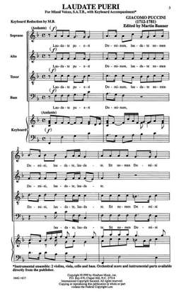 Giacomo Puccini: Laudate Pueri