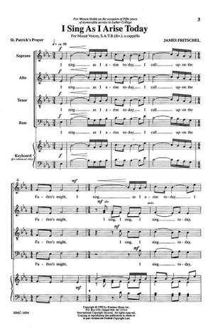 James Fritschel: I Sing As I Arise