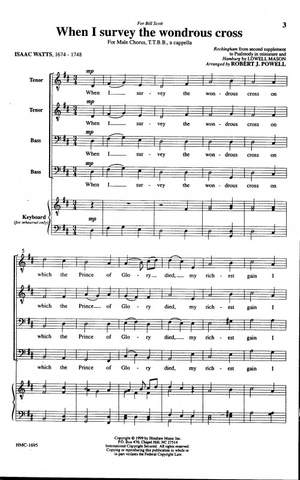 Edward Miller: When I Survey the Wondrous Cross