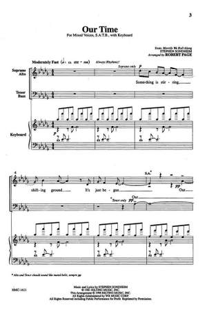 Steven Sondheim: Our Time