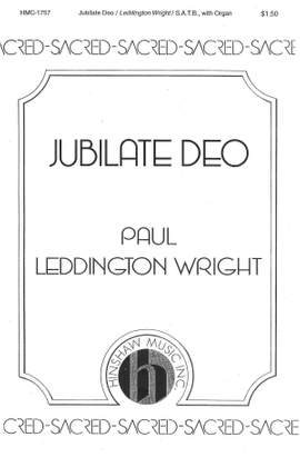 Paul Leddington Wright: Jubilate Deo