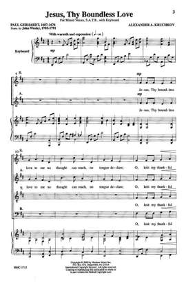 Alexander Kruchkov: Jesus, Thy Boundless Love