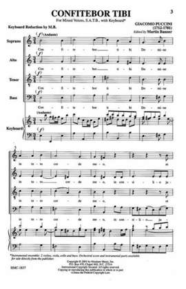 Giacomo Puccini: Confitebor Tibi-instr.