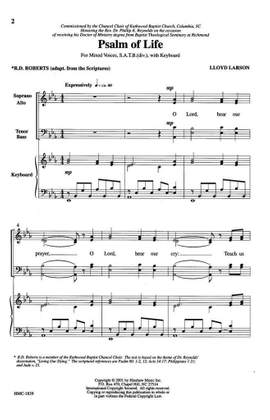 Lloyd Larson: Psalm of Life