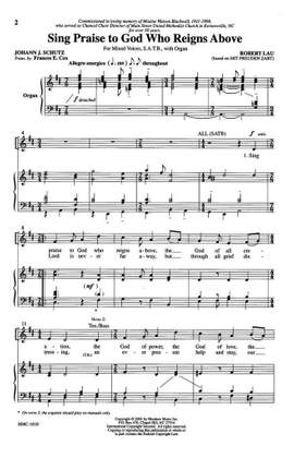 Robert Lau: Sing Praise to God Who Reigns Above