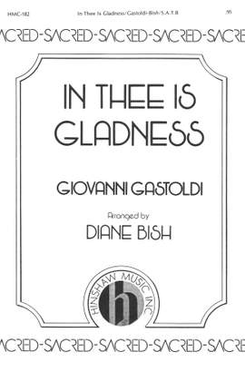 Giovanni Giacomo Gastoldi: In Thee Is Gladness