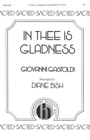 Giovanni Giacomo Gastoldi: In Thee Is Gladness
