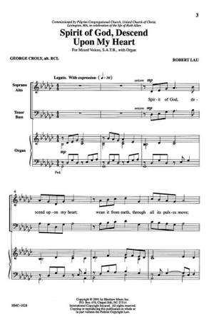 Robert Lau: Spirit of God Descend Upon My Heart