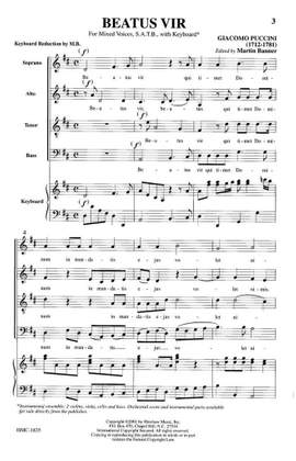 Giacomo Puccini: Beatus Vir