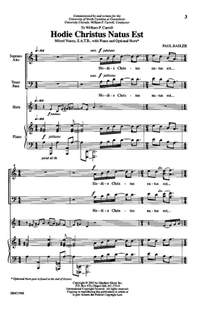 Paul Basler: Hodie Christus Natus Est