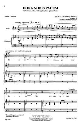 Leopold Mozart: Dona Nobis Pacem
