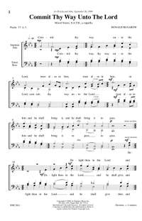 Donald Busarow: Commit Thy Way Unto The Lord